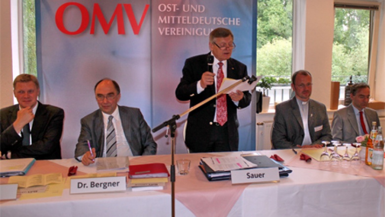 Bei der Eröffnung der OMV-Landestagung in Niedersachsen