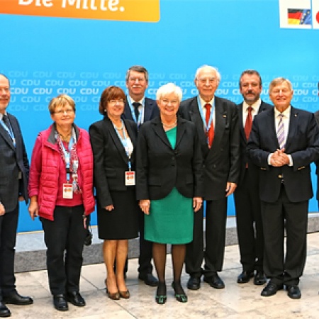 Bayerische Delegierte mit Gerda Hasselfeldt MdB