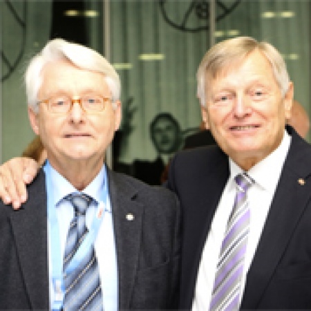 Helmut Nowak MdB mit Helmut Sauer